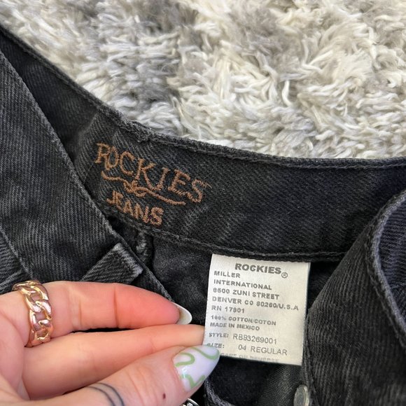 Vintage Rocky Mountain Black Rockies Jeans - Picture 9 of 9